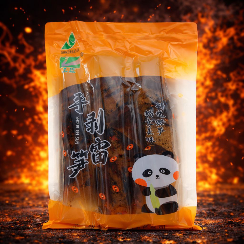 Маринований бамбук Spicy (помаранчева упаковка), 500 г