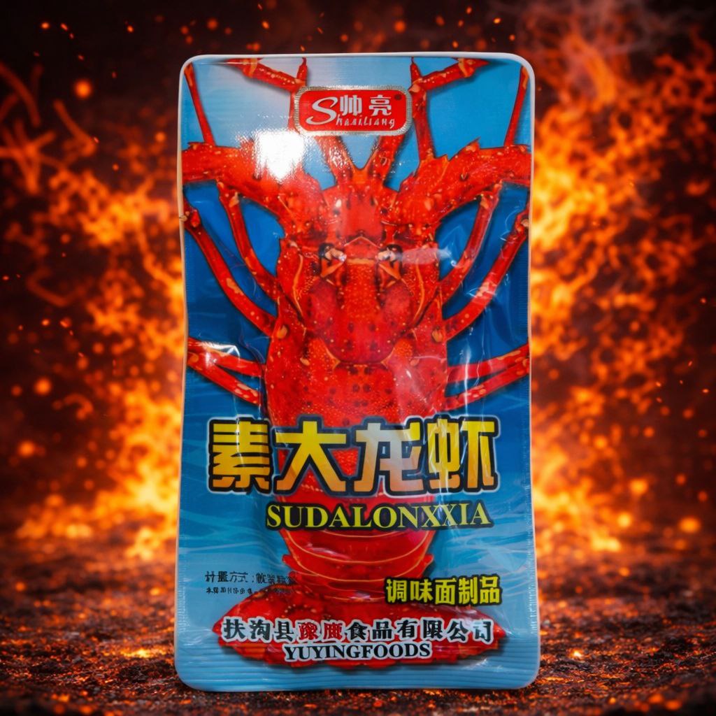 Гострі соєві снеки Latiao «Sudalong Xia» (зі смаком лобстера), 18 г