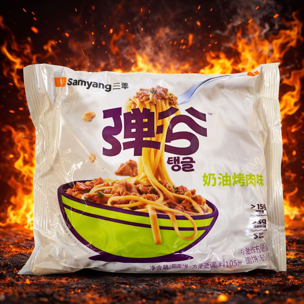 Локшина Samyang TangTang (вершковий соус з м’ясом), 105 г