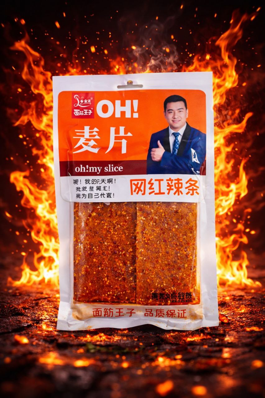 Соєві пластинки Latiao «OH! My Slice» (гостро-пряний смак), 172 г